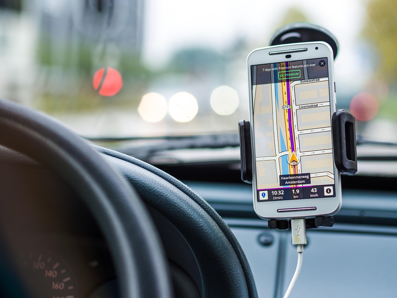 Smartfon GPS w terenie